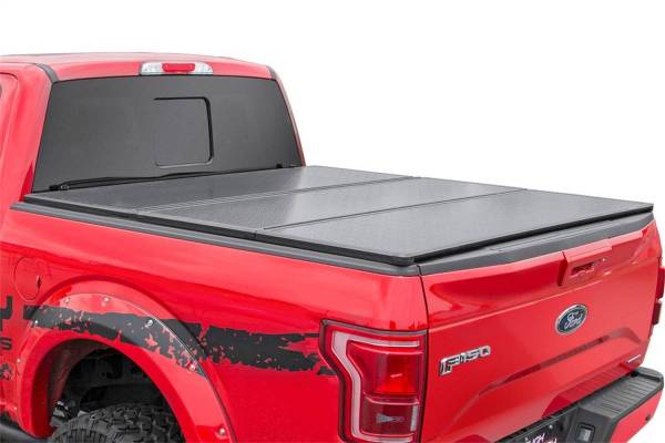 Rough Country - Rough Country - Ford Hard Tri-Fold Bed Cover (15-20 F-150 - 8' Bed) - 45515800