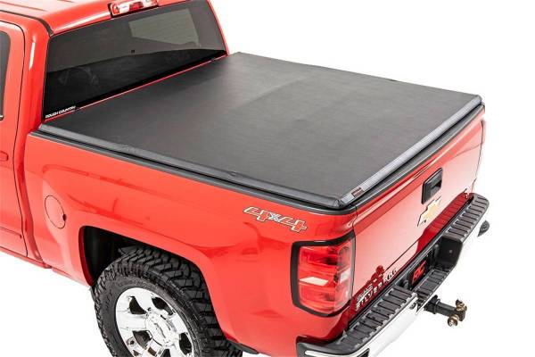 Rough Country - Rough Country Soft Tri-Fold Tonneau Bed Cover 44207650