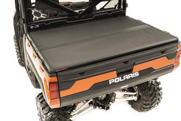 Rough Country - Rough Country - Polaris Hard Folding Bed Cvr w/o Tailgate Lock (13-20 Ranger 570/900/1000XP) - 47719540
