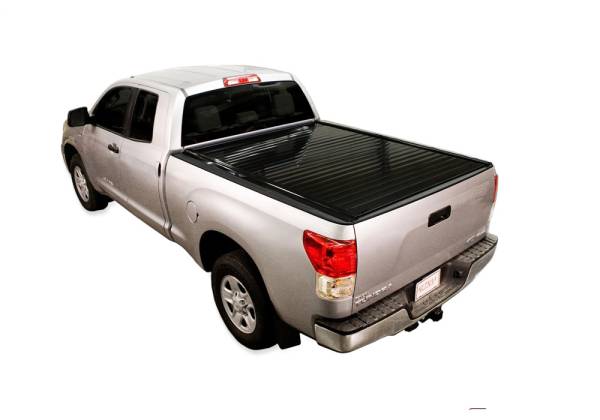 Retrax - Retrax - PowertraxPRO Tundra Retractable Hard Cover 6'4"/6'2" Bed Aluminum Black - 50822
