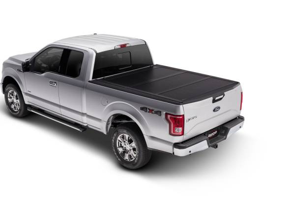 Undercover - Undercover - Flex 04-14 Hard Folding Cover 6'6"/5'6"/8'1" Bed Aluminum Black - FX21004