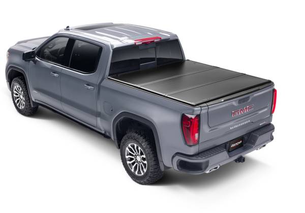 Undercover - Undercover - Triad 07-21 Hard Folding Cover 6'6"/5'6"/8'1" Bed Aluminum Black - TR46009