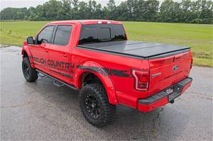 Rough Country - Rough Country - Hard Tri-Fold Tonneau Bed Cover (6.5-foot Bed w/o Cargo Management System) - 45509650 - Image 4