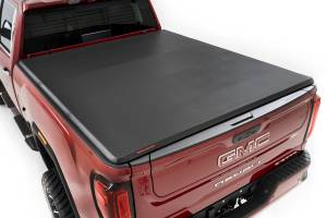 Rough Country - GM Soft Tri-Fold Bed Cover (2500HD/3500HD - 6' 9" Bed) - RC46120690