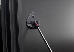 Undercover - Undercover - Armor Flex Hard Folding Cover 5'6"/6'4"/6'3"/8'/8'2"/6'9"/6'2"/5'5" Bed Aluminum Black - AX32005 - Image 4