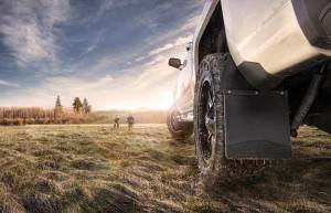 Husky Liners - Husky Liners Mud Flaps - Kick Back Mud Flaps Front 12" Wide - Stainless Steel Top and Weight - 17098 - Image 3